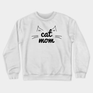 Cat Mom Crewneck Sweatshirt